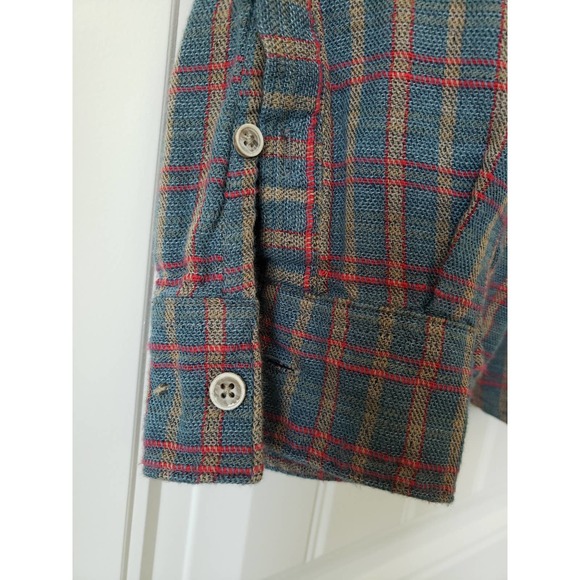 Carbon 2 Cobalt Double Cloth Flannel Men's Shirt - Picture 4 of 8